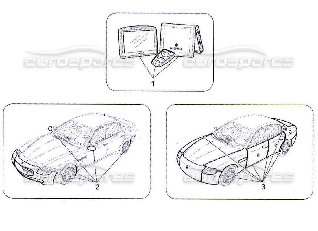 maserati qtp. (2010) 4.2 after market accessories part diagram