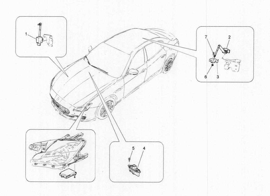 maserati qtp. v6 3.0 bt 410bhp 2015 lighting control system part diagram