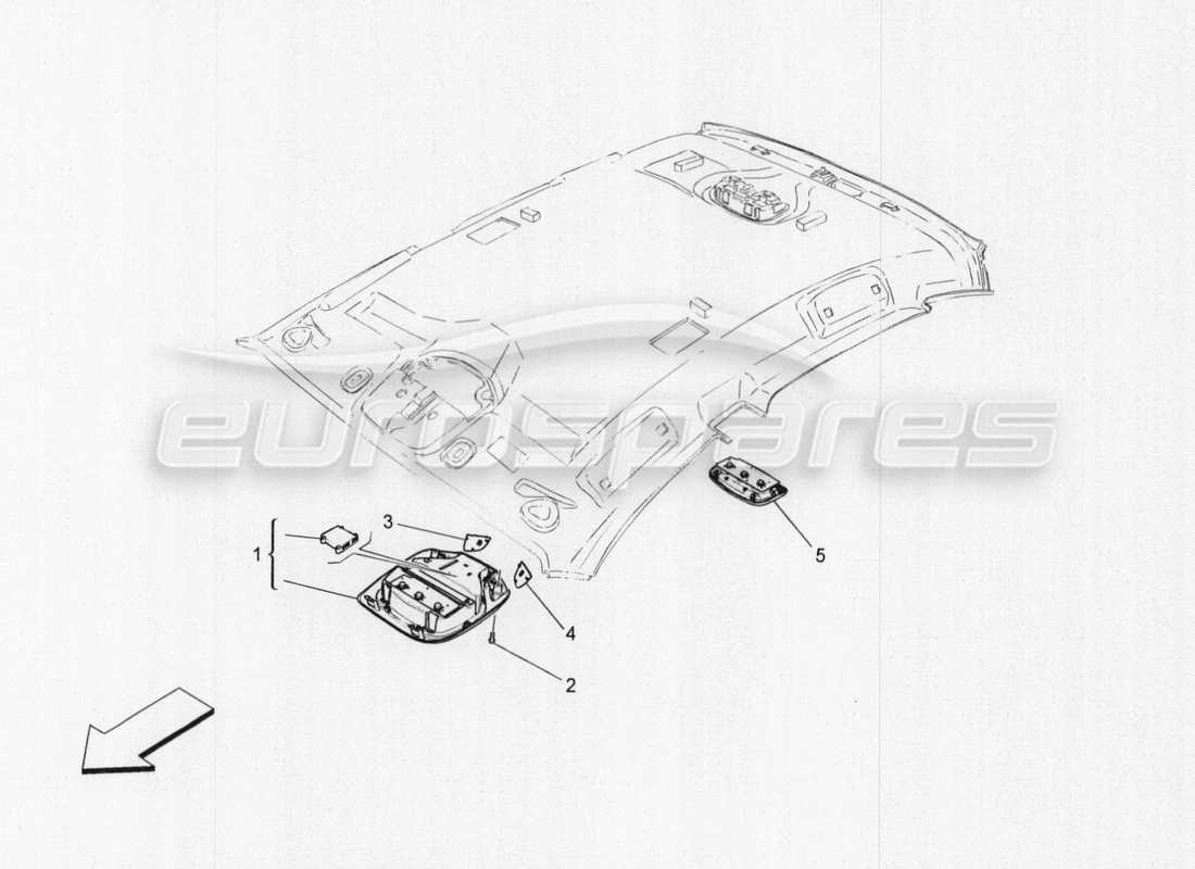 maserati qtp. v8 3.8 530bhp auto 2015 headlight clusters part diagram