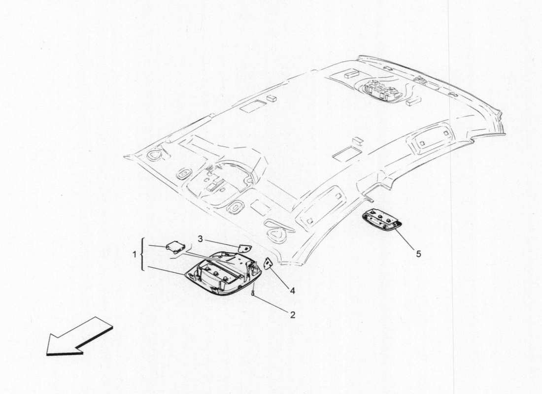 maserati qtp. v6 3.0 bt 410bhp 2015 internal vehicle devices part diagram