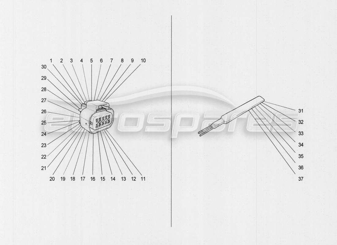 maserati qtp. v8 3.8 530bhp auto 2015 extractors part diagram