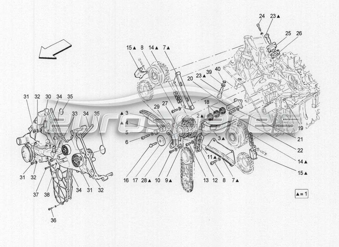 maserati grancabrio mc centenario timing part diagram