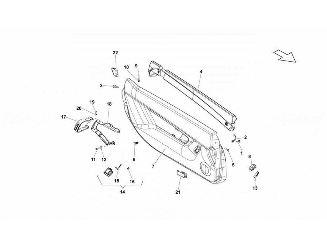 lamborghini gallardo lp570-4s perform doors part diagram