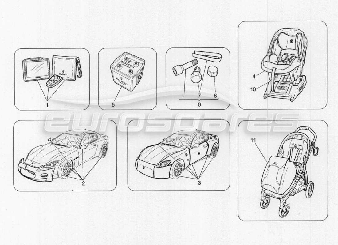 maserati granturismo special edition after market accessories part diagram