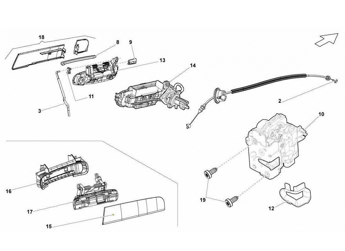 lamborghini gallardo lp570-4s perform doors part diagram