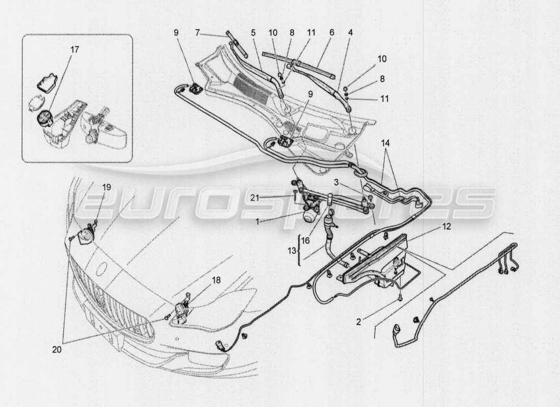 maserati qtp. v8 3.8 530bhp auto 2015 energy generation and accumulation part diagram