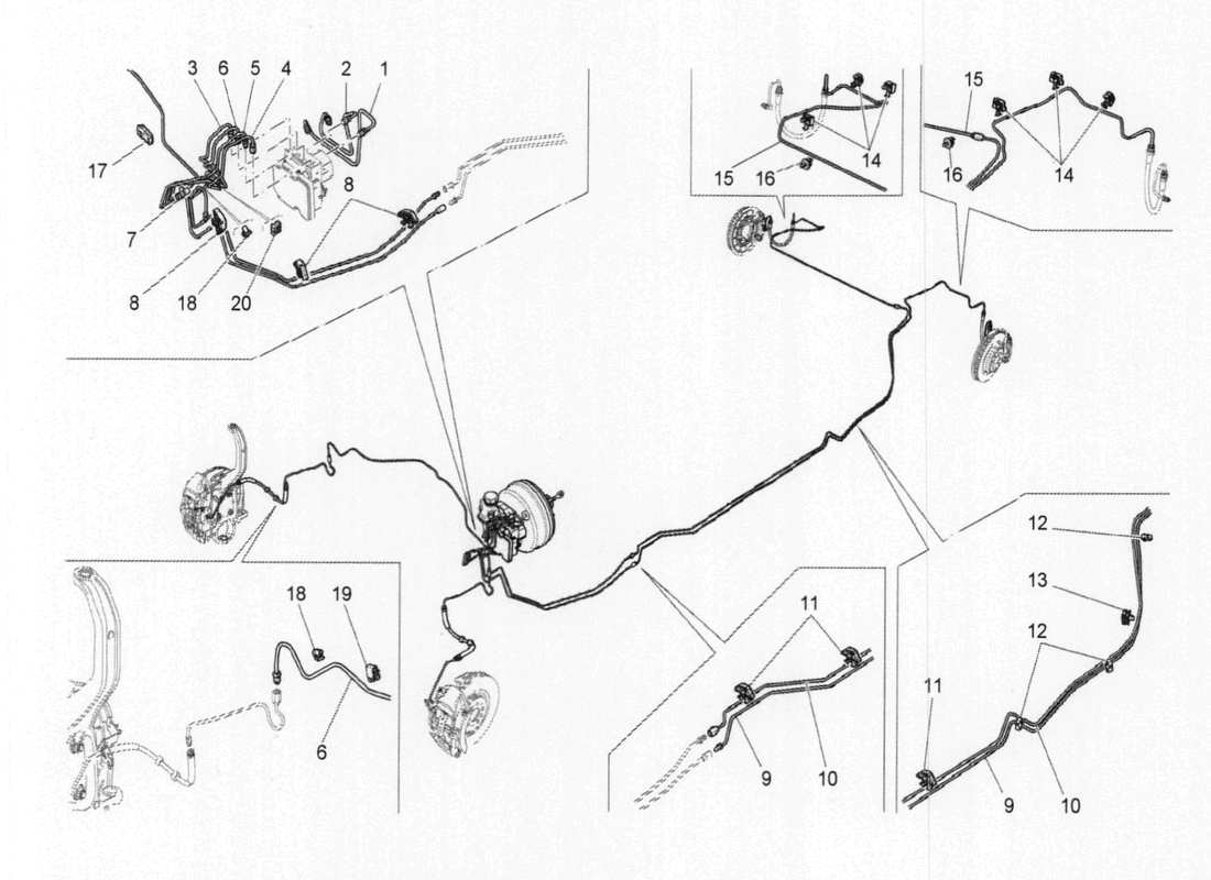 maserati qtp. v6 3.0 bt 410bhp 2015 lines part diagram