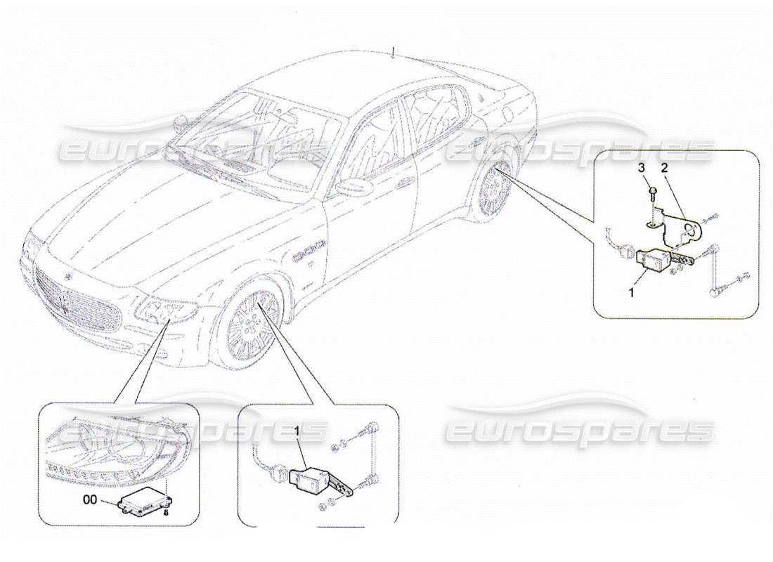 maserati qtp. (2010) 4.2 lighting system control part diagram