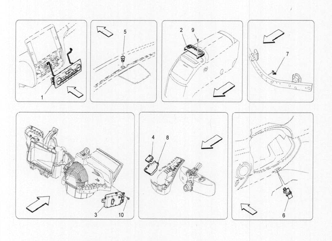 maserati qtp. v6 3.0 bt 410bhp 2015 a c unit: electronic control part diagram