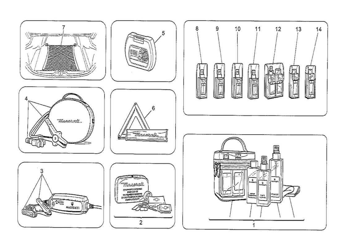 maserati qtp. v8 3.8 530bhp 2014 after market accessories part diagram