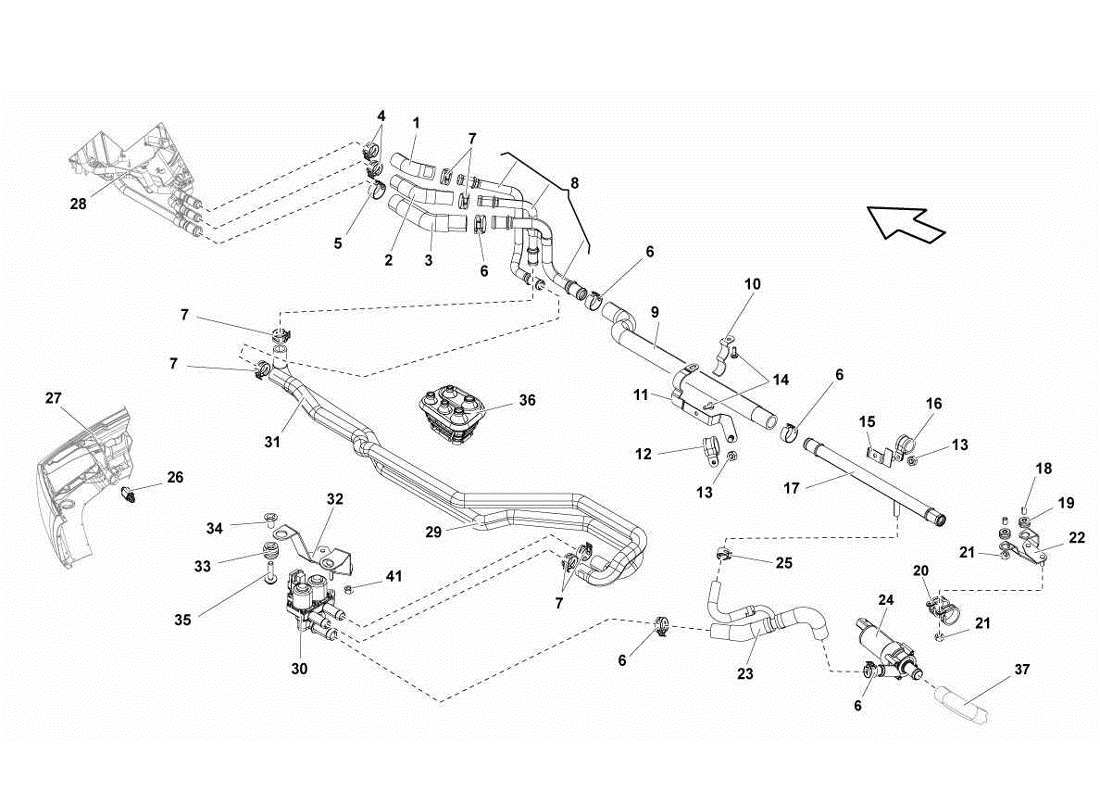 lamborghini gallardo lp570-4s perform air conditioning system part diagram