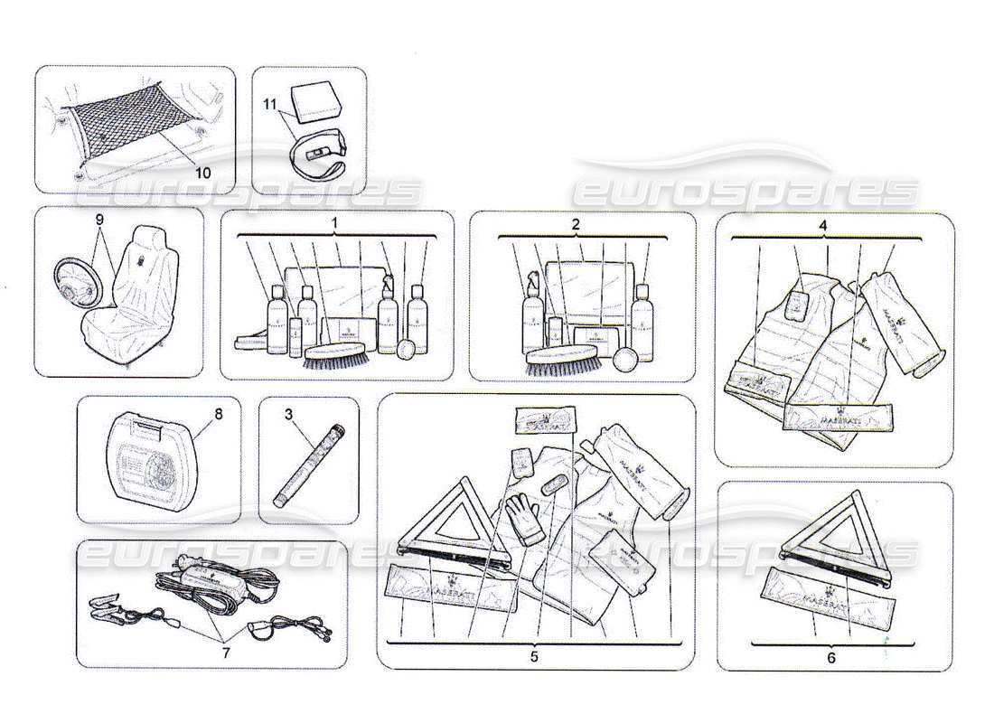 maserati qtp. (2010) 4.2 after market accessories part diagram