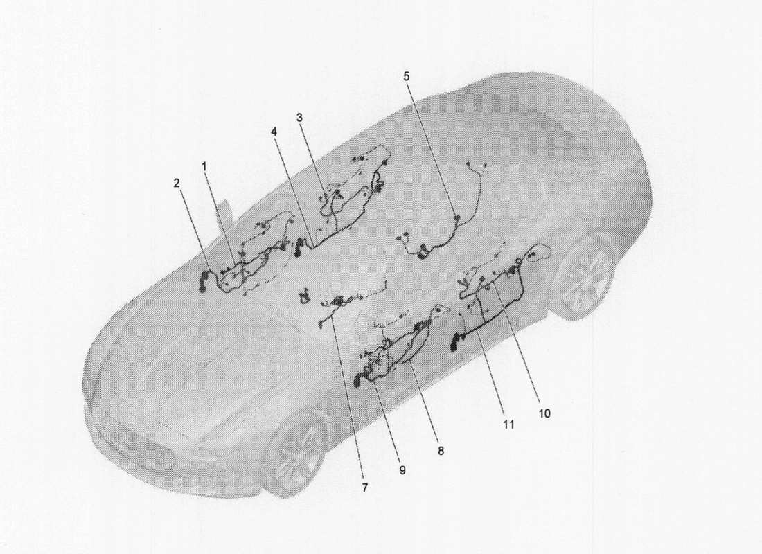 maserati qtp. v6 3.0 bt 410bhp 2wd 2017 main wiring part diagram