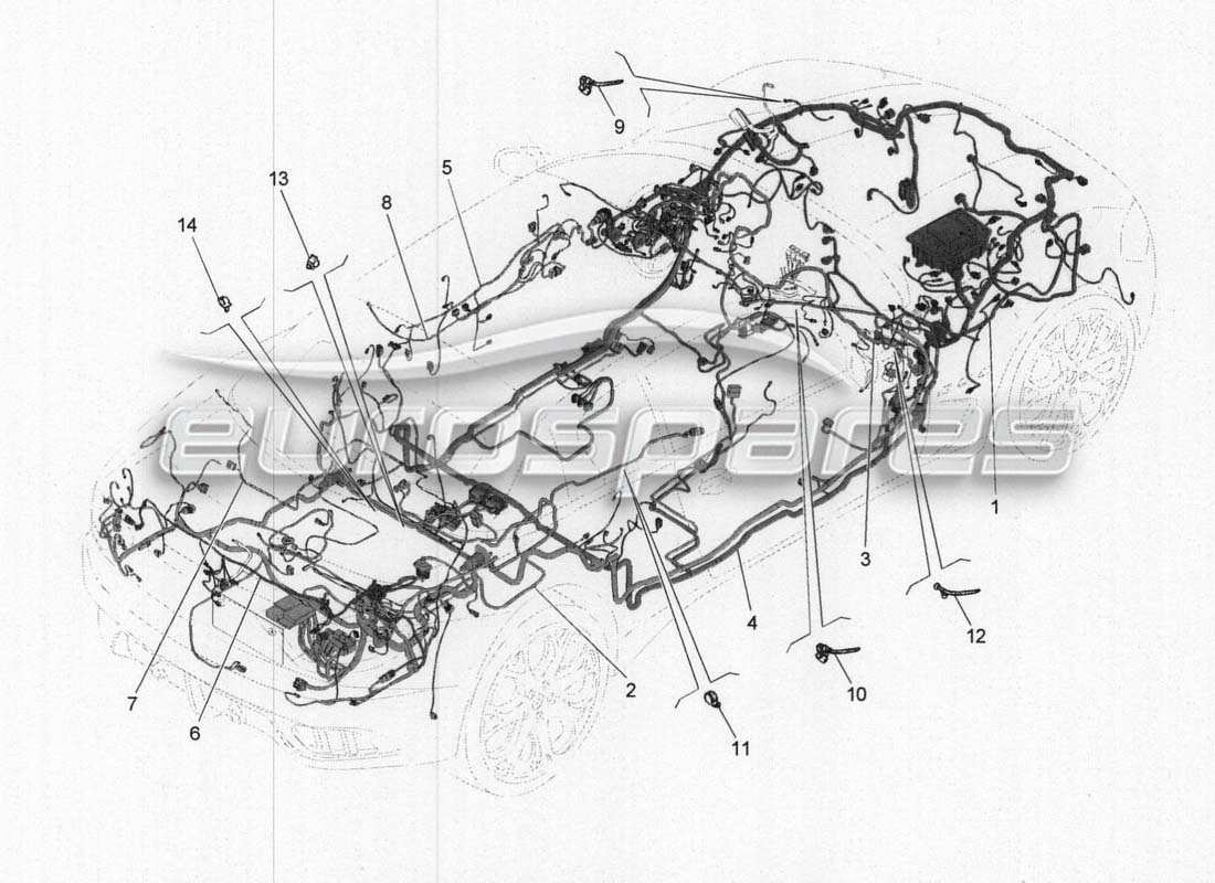 maserati grancabrio mc centenario main wiring part diagram