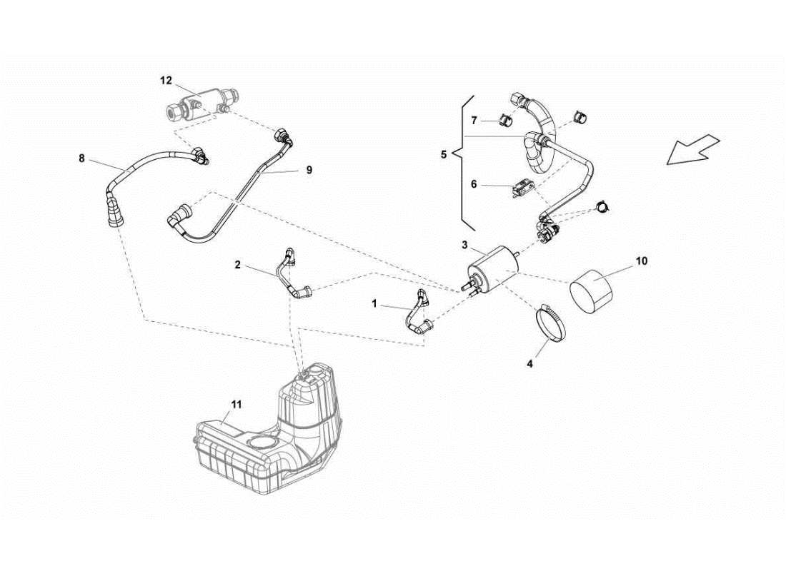 lamborghini gallardo sts ii sc fuel filter part diagram