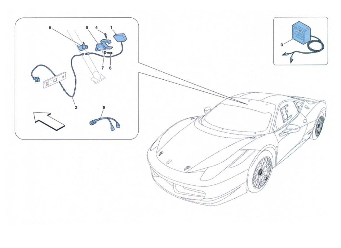 ferrari 458 challenge acquisizioni dati part diagram