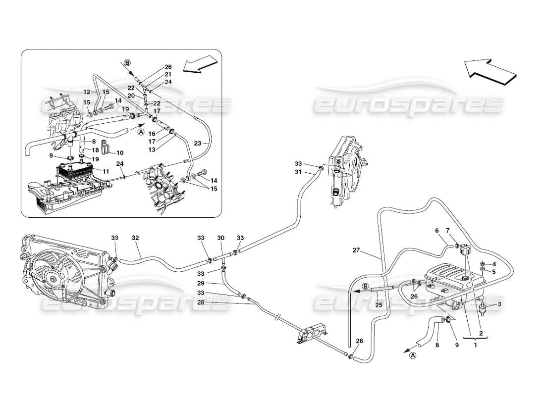 ferrari 430 challenge (2006) nourice part diagram