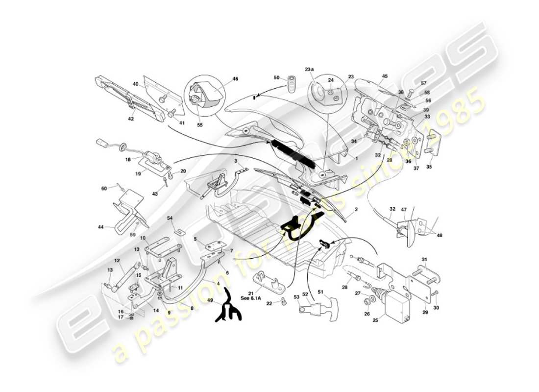 part diagram containing part number 697122