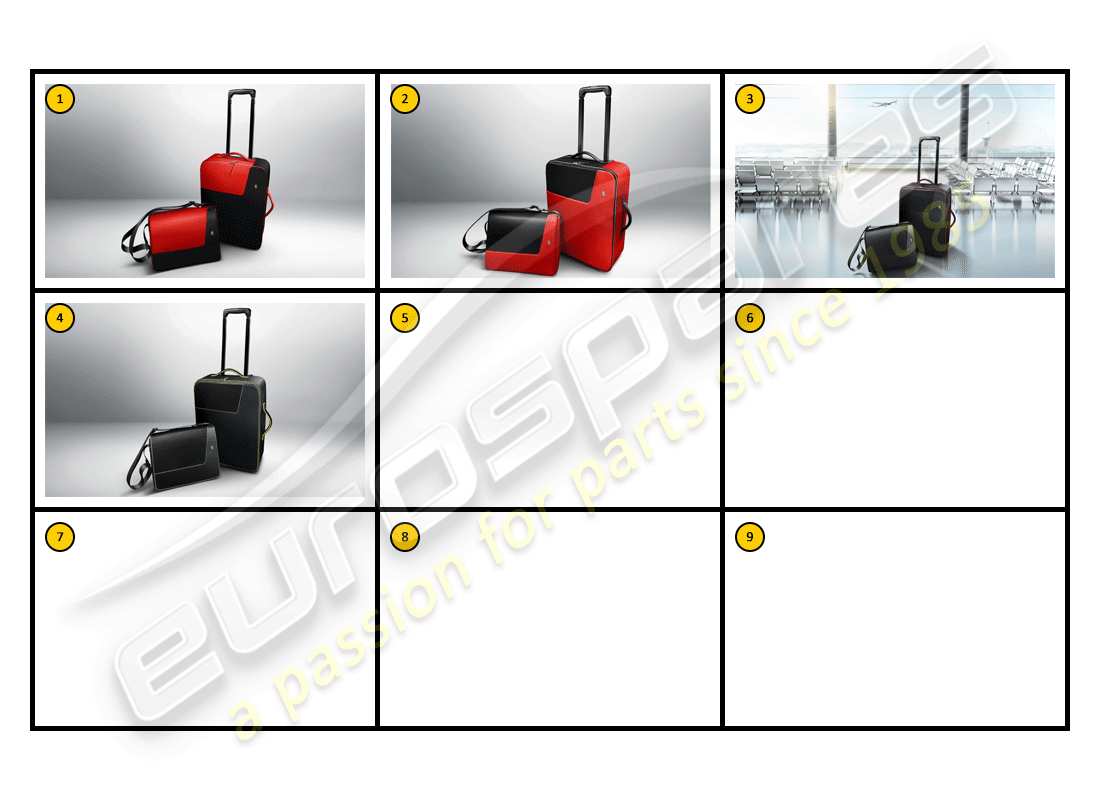 ferrari f430 spider (accessories) equipment - luggage, general part diagram