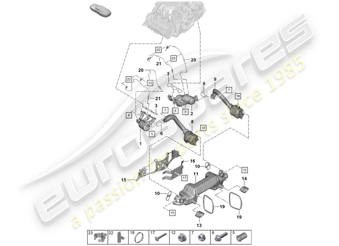 part diagram containing part number paf008149