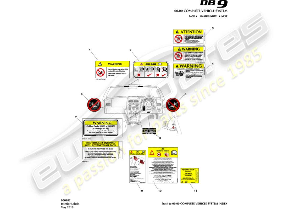 part diagram containing part number 1r12-973619-aa