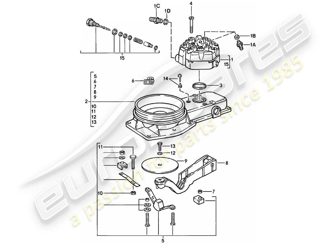 a part diagram from the porsche 911 (1978) parts catalogue