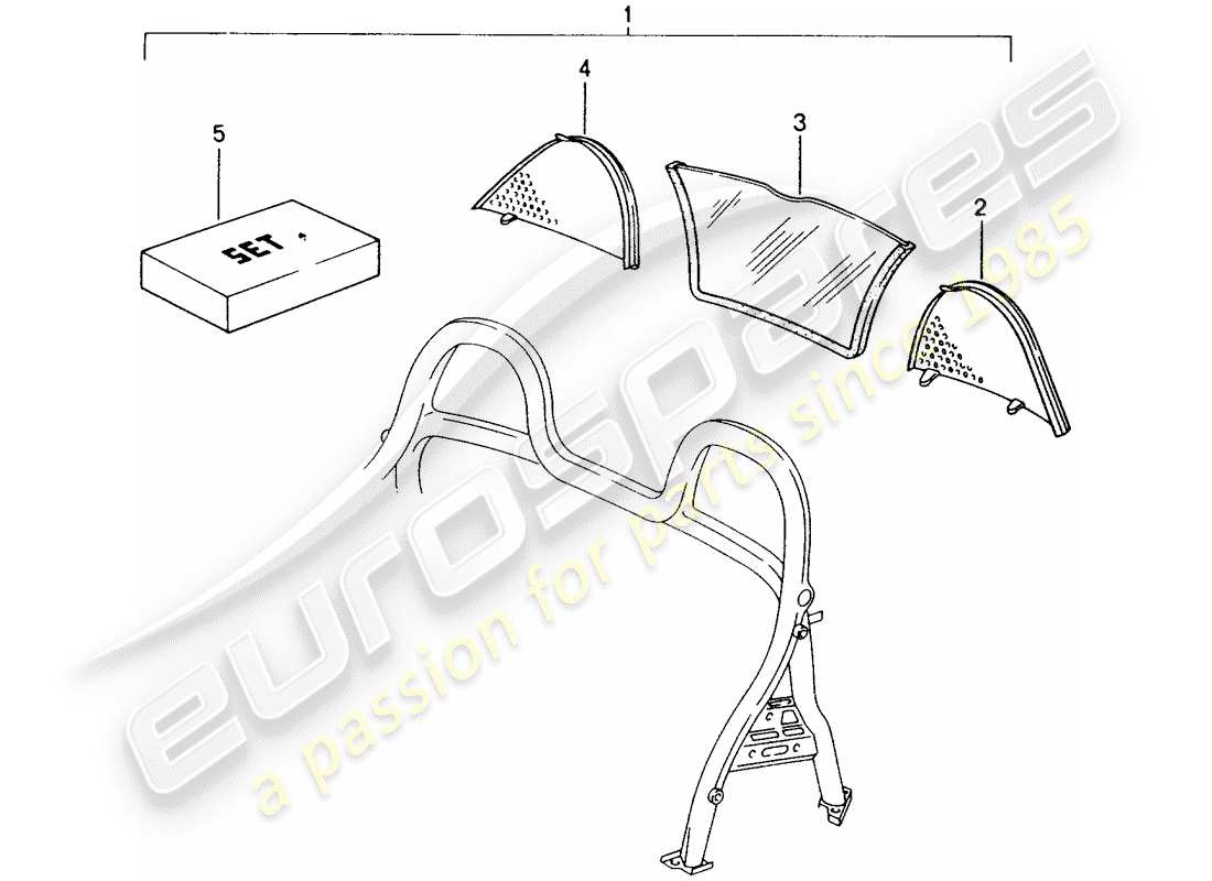 porsche tequipment catalogue (2002) installation kit part diagram