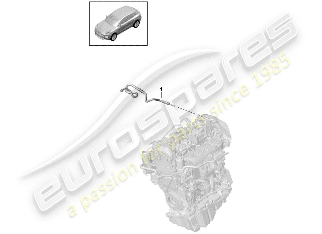 porsche macan (2019) fuel system part diagram