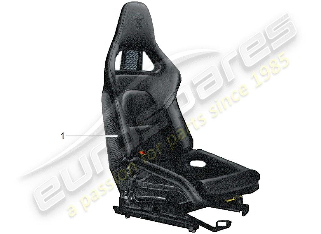 porsche tequipment 98x/99x (2018) seat part diagram