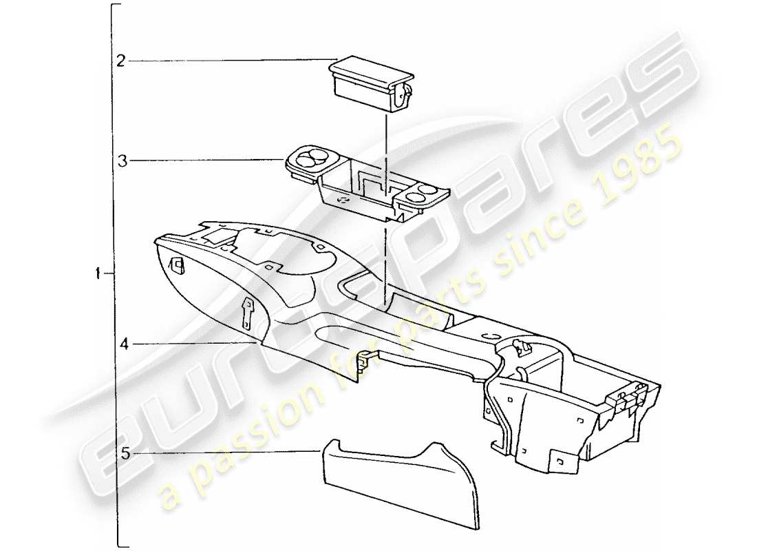 porsche tequipment catalogue (2008) installation kit part diagram