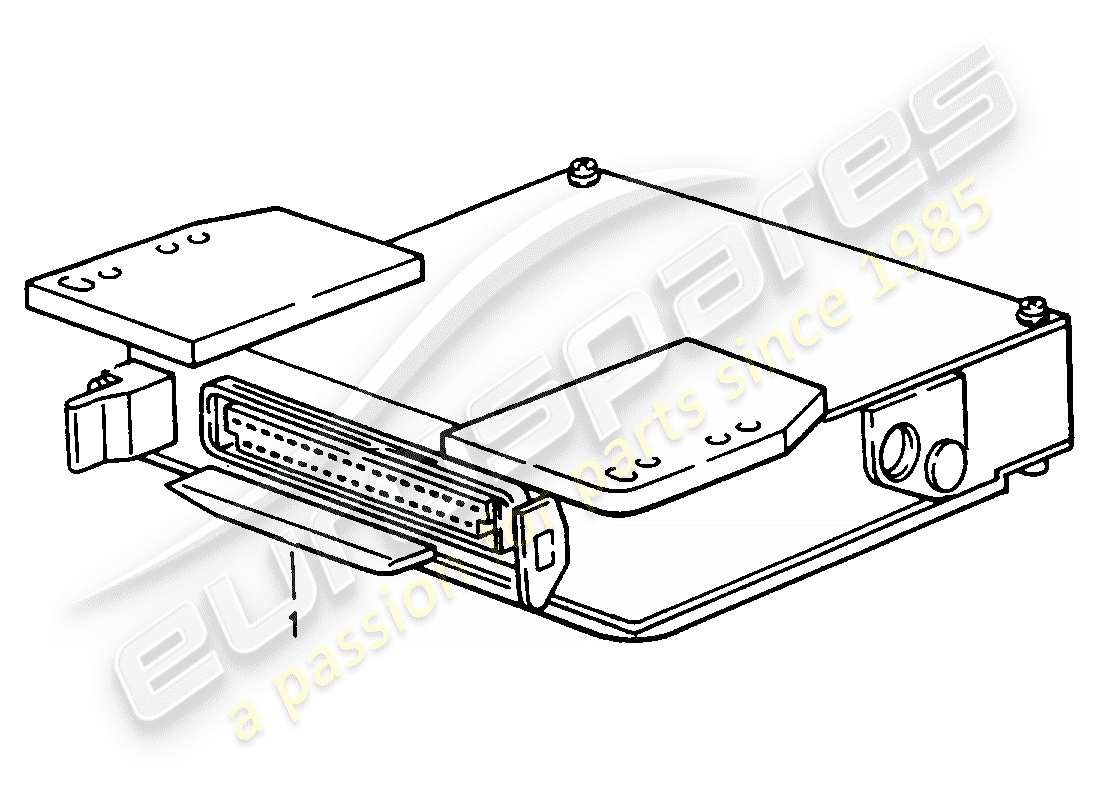 porsche replacement catalogue (2000) control units part diagram