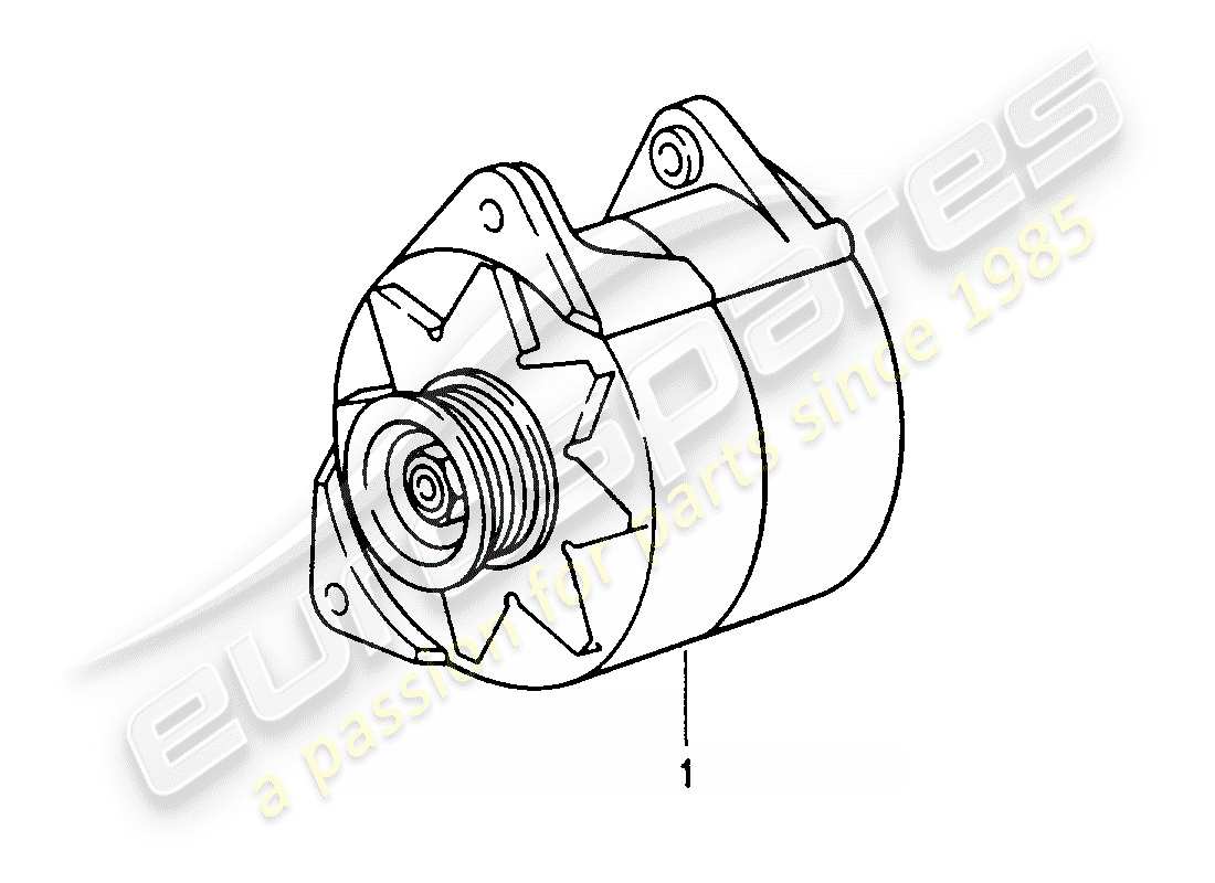 porsche replacement catalogue (2002) alternator part diagram