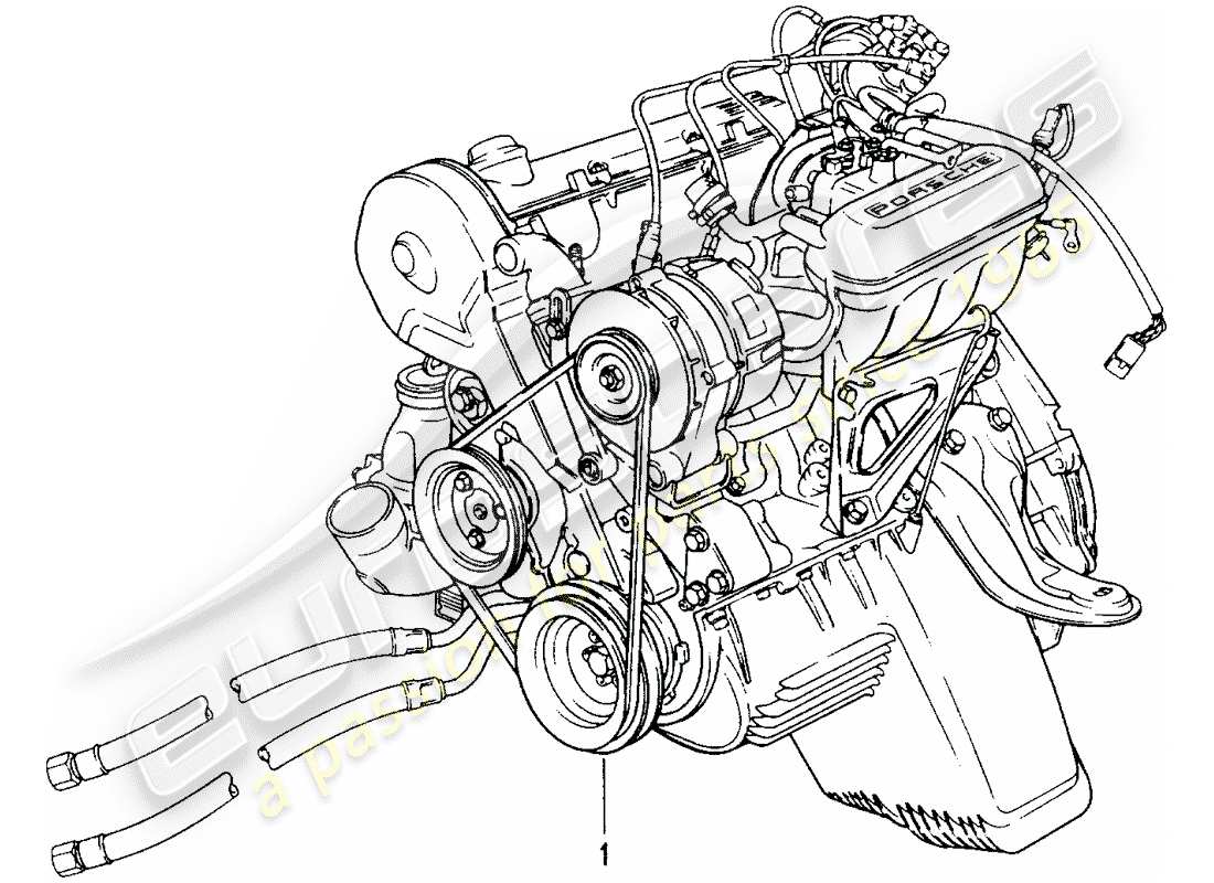 porsche replacement catalogue (2002) rebuilt engine part diagram