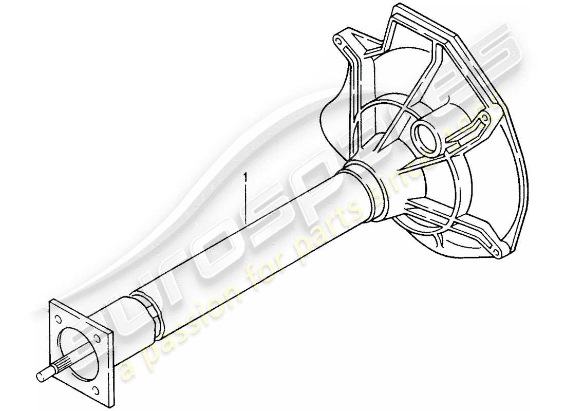 porsche replacement catalogue (2002) central tube part diagram