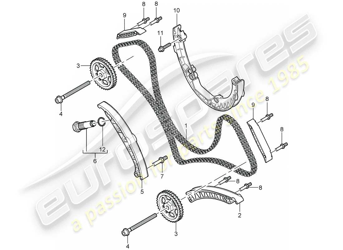 porsche cayenne (2006) engine control part diagram