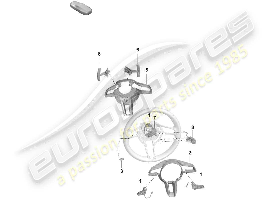 porsche 2020 accessories part diagram