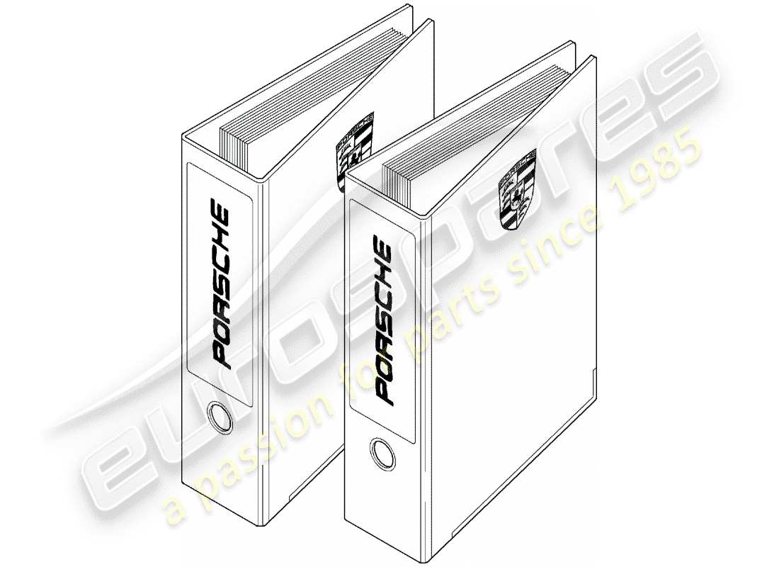 porsche after sales lit. (1991) workshop documents part diagram