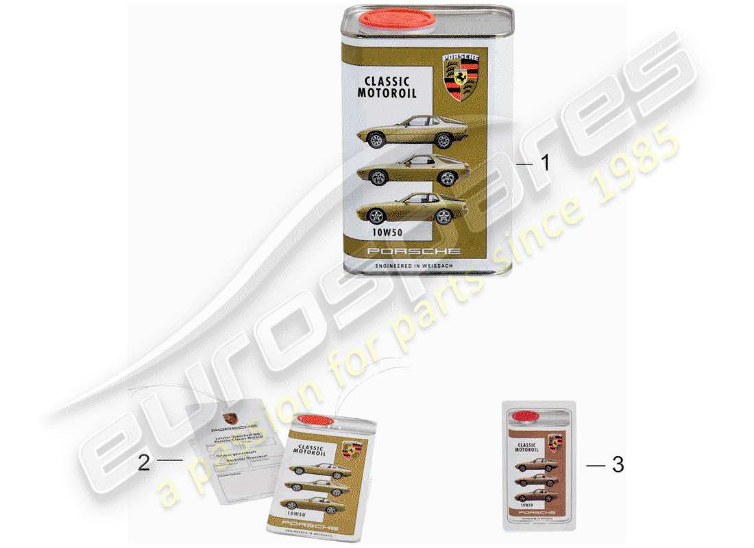 porsche 944 (1983) engine oil - porsche classic 10w50 part diagram