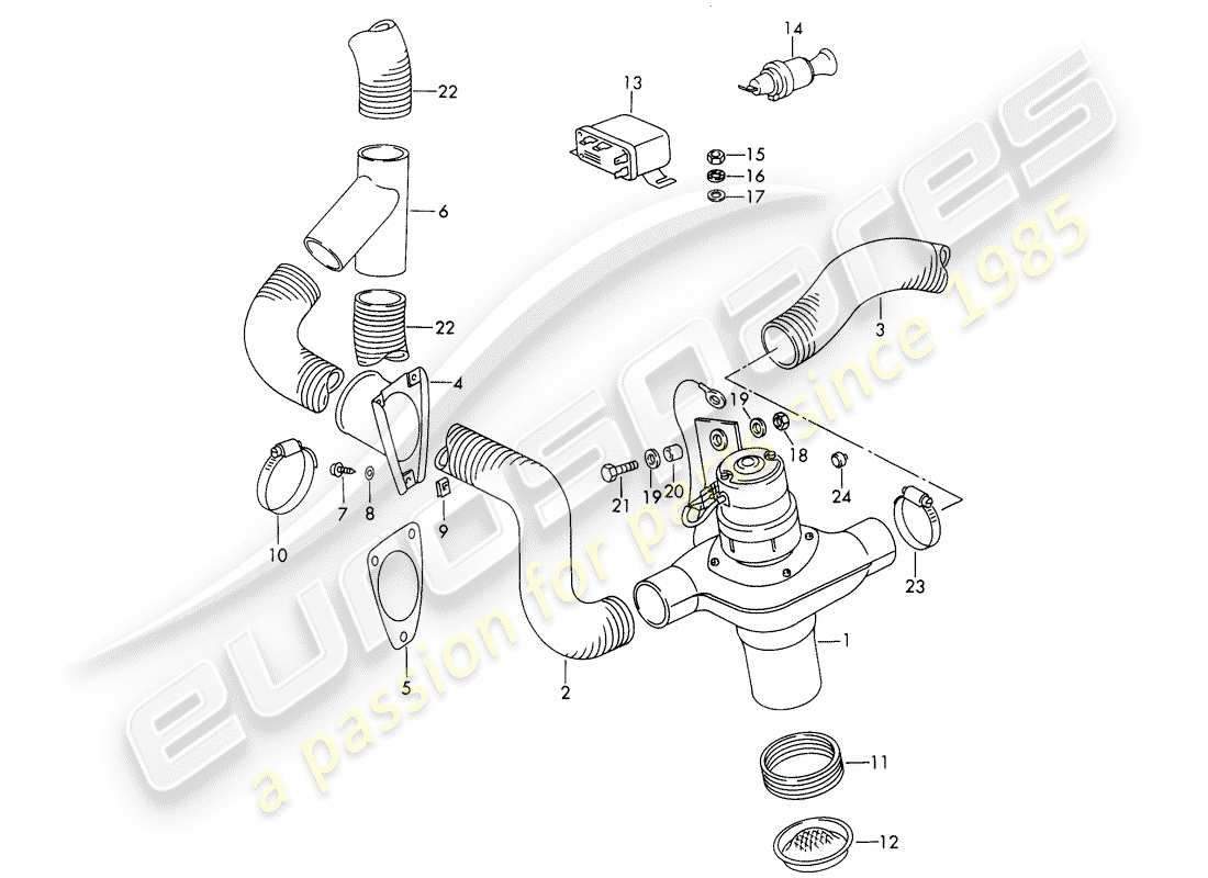 porsche 911/912 (1968) fan - -67 - standard - 68 - - - d >> - mj 1968 part diagram