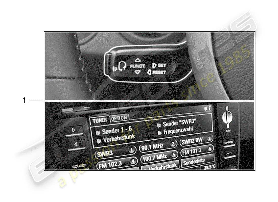 porsche tequipment catalogue (2006) language selection part diagram