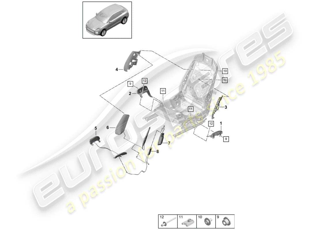 part diagram containing part number 95852135001