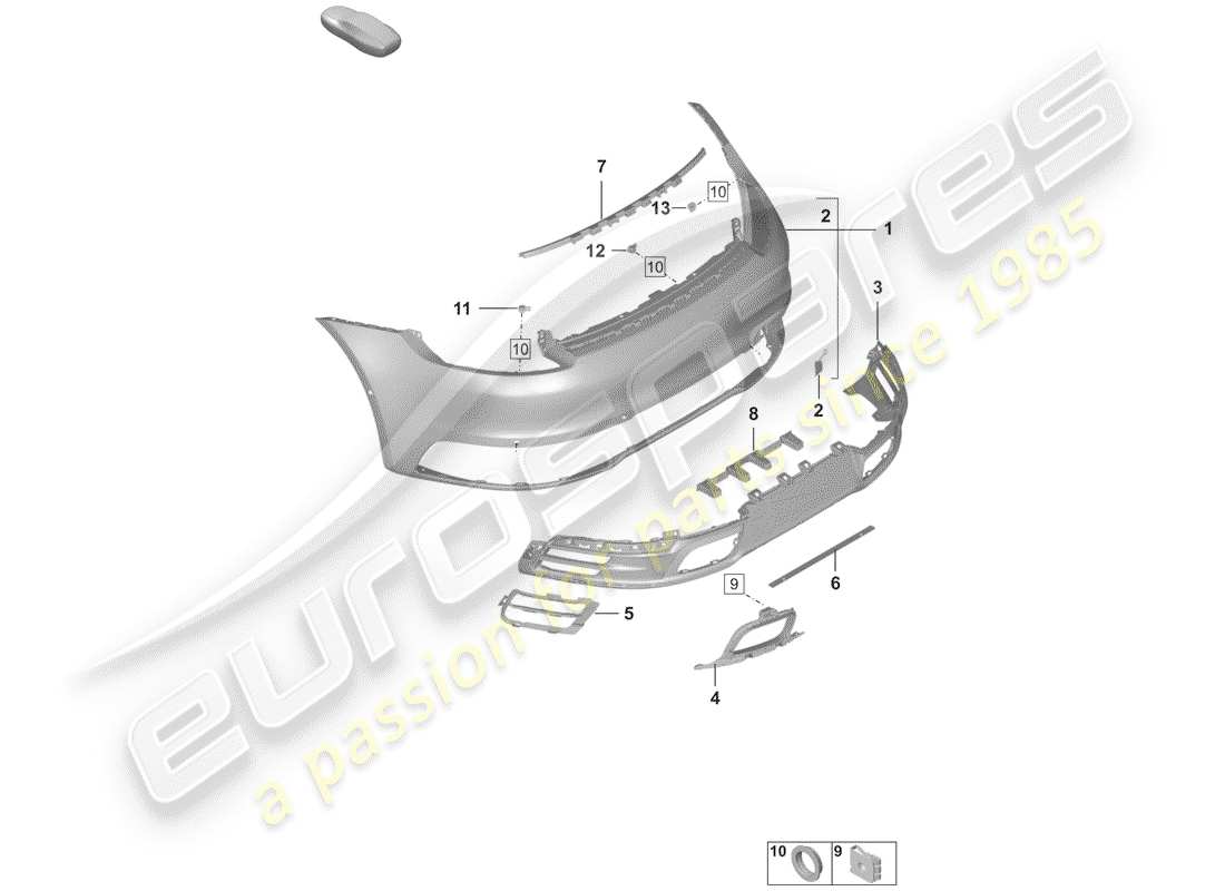 part diagram containing part number pab919275