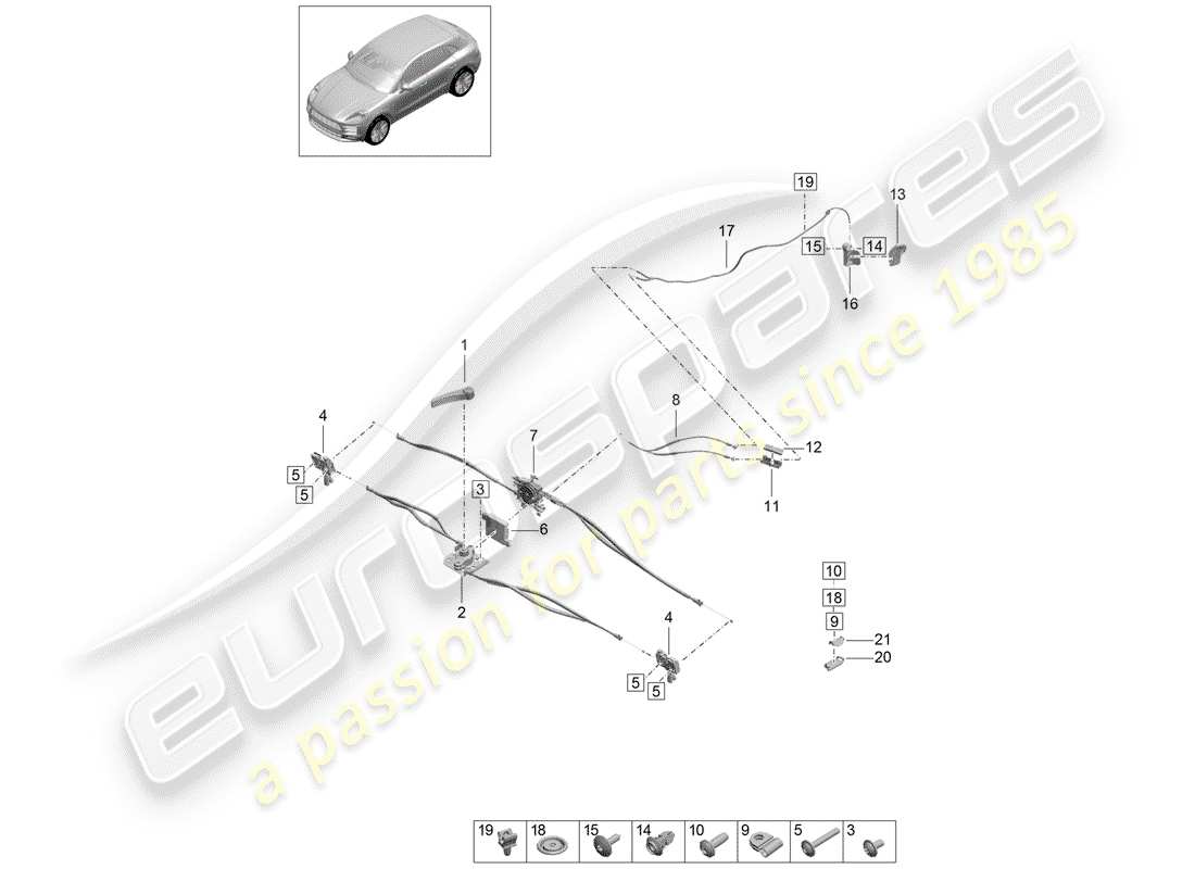 part diagram containing part number 95b823411