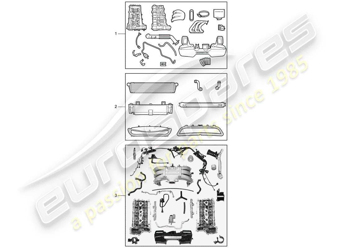 porsche tequipment catalogue (1990) engine part diagram