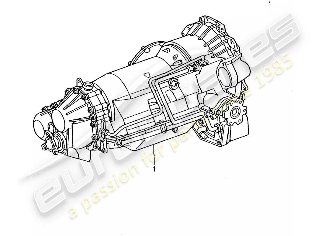 porsche replacement catalogue (1997) replacement transmission part diagram