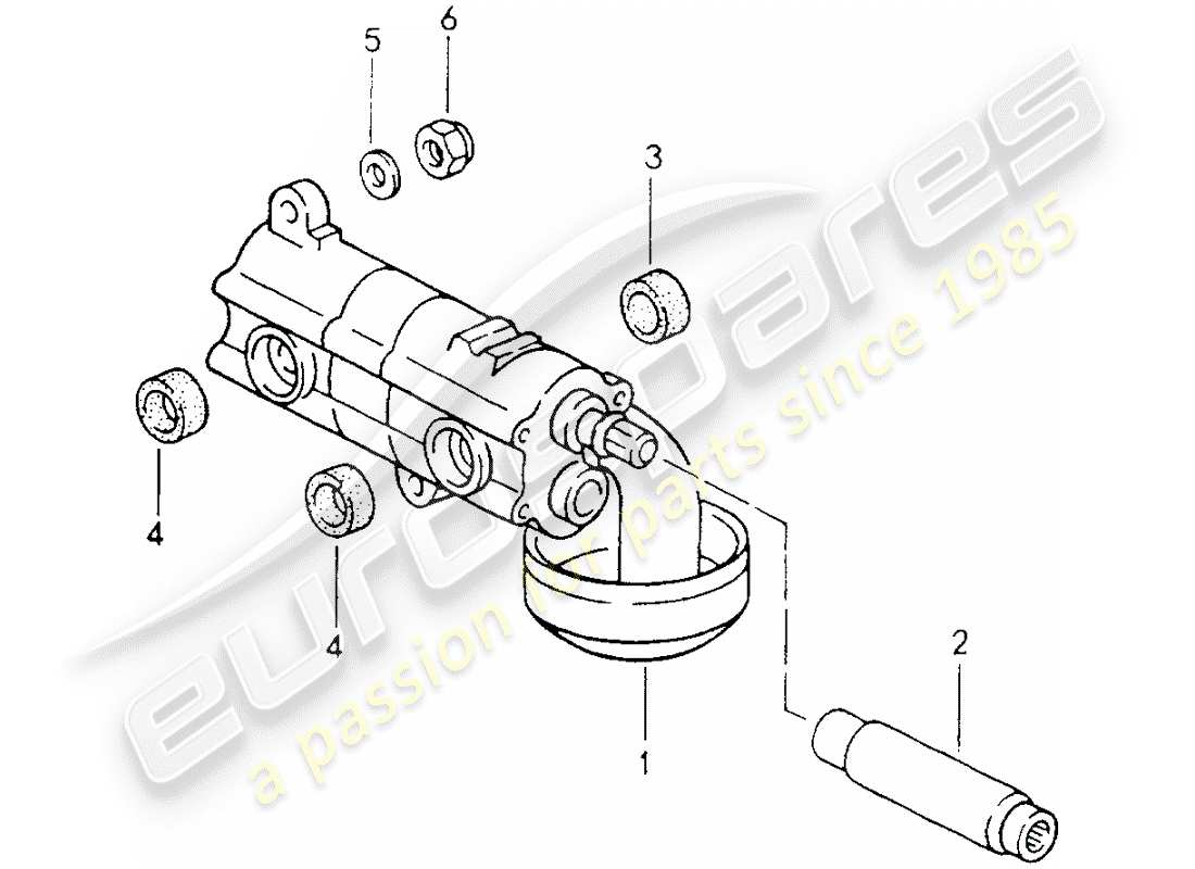 porsche 964 (1990) oil pump part diagram