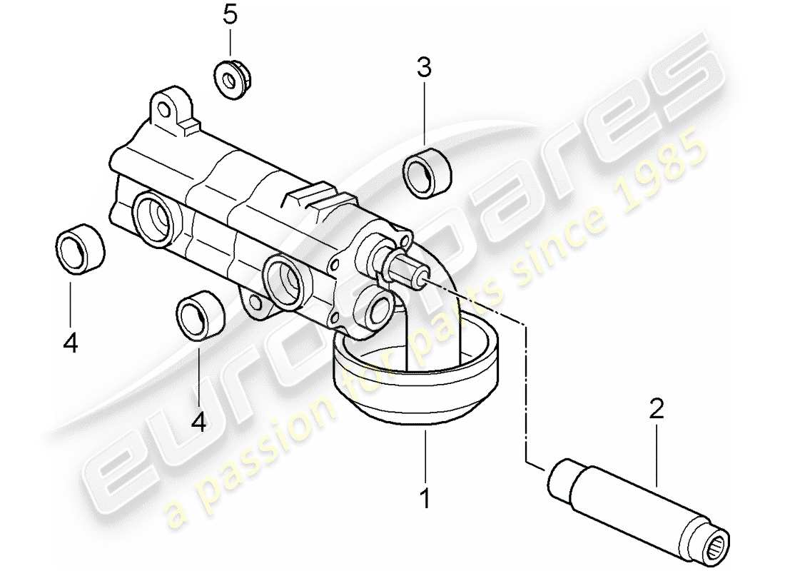 porsche 997 gt3 (2010) oil pump part diagram