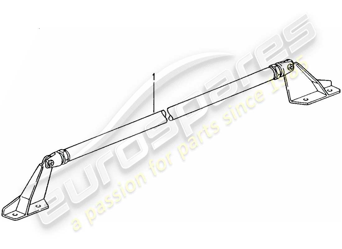 porsche tequipment catalogue (1990) dome strut part diagram