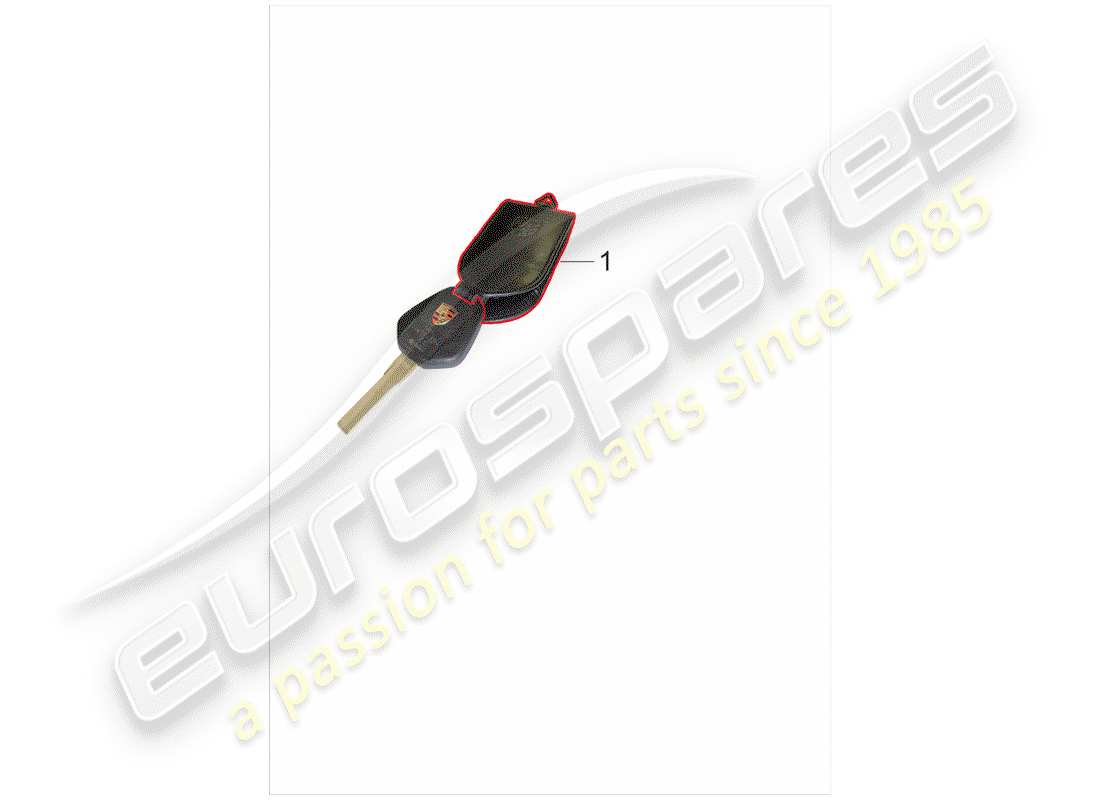 porsche classic accessories (2003) schluessel-etui part diagram