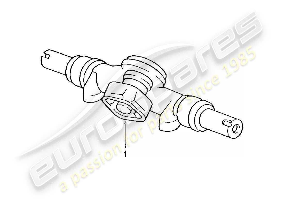 porsche replacement catalogue (2000) steering gear part diagram